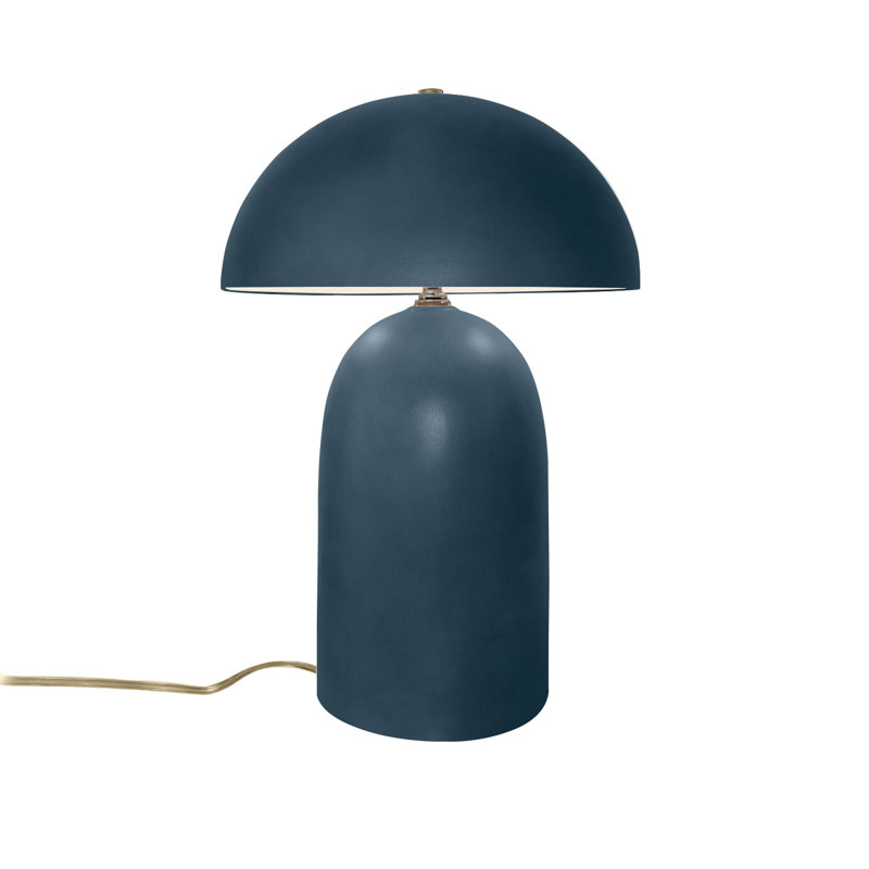 Hardacre Ceramic Table Lamp, Midnight Sky/Matte White