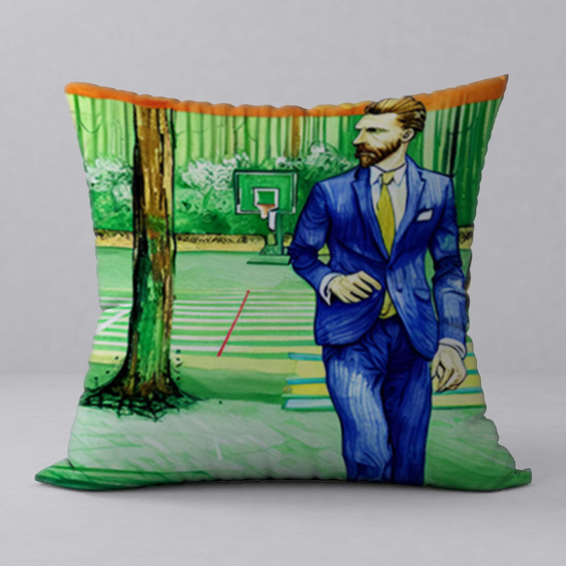Reversible Throw Pillow, 22"x22"