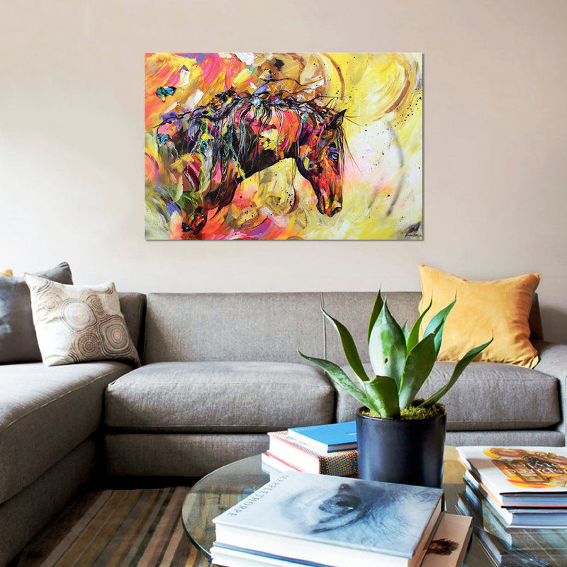 «A Kind Eye», reproduction sur toile, H 8 po x l 12 po x P 0,75 po, Toile tendue, Pas de tapis