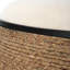 Repose-pieds de rangement rond 36,25 po Emily