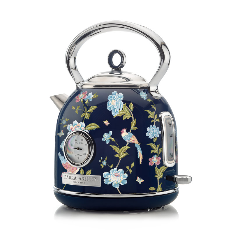 Bouilloire à dôme 1,7 litre VQ Laura Ashley, Marine