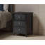 Table de chevet 3 tiroirs Lurne noire-1957290179