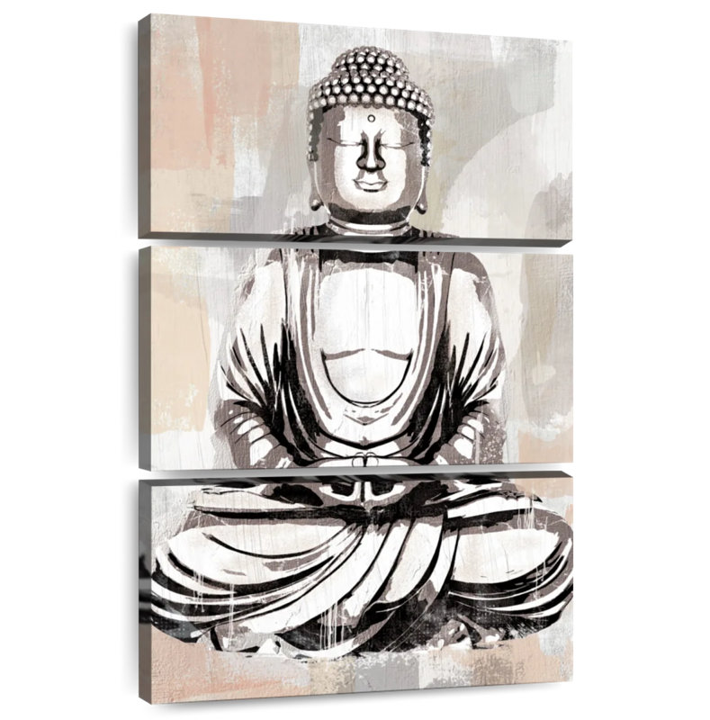 Adella Silver Buddha, 50" H x 32" W