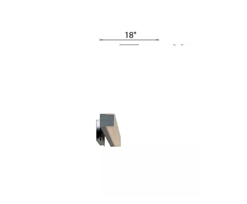 Salcedo Dimmable LED Bath Bar, 3000K, Brushed Aluminum, 3" H x 24" W x 2.75" D