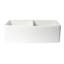 33'' L Double Bowl Fireclay Kitchen Sink