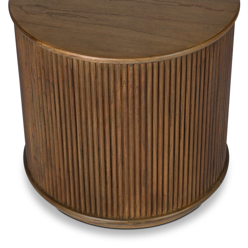 Ona End Table-Amber Mindi Veneer, Amber Mindi Veneer
