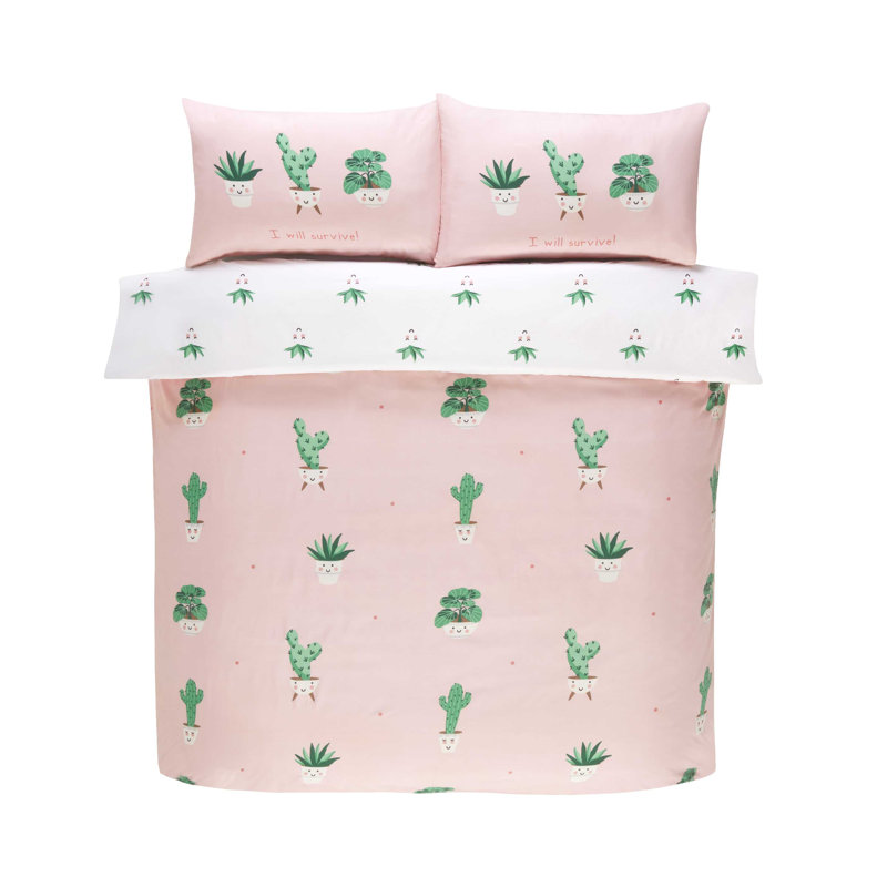 Kidman Polyester Abstract Bedding with Pillowcases, Double - 2 Standard Pillowcases