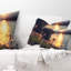Coussin lombaire floral en coton arctique