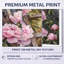 Pivoines par l'échelle de grange I - impression florale en métal 2 pièces-130435616