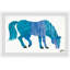 Vince Blue Horse - Painting-37772215