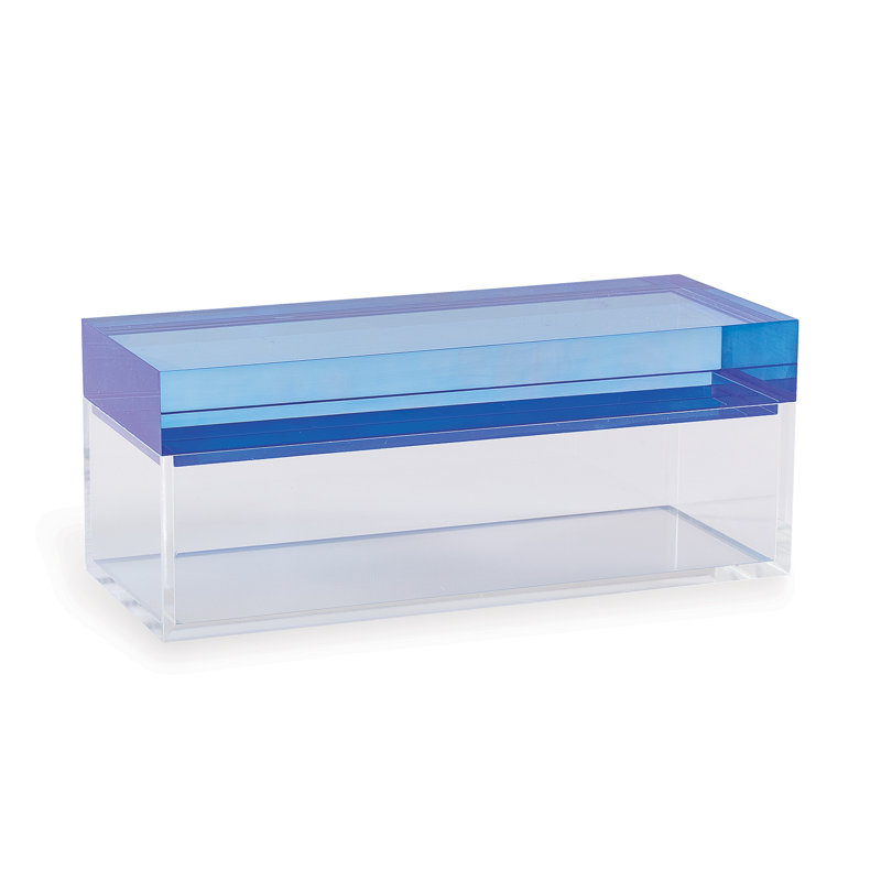 Glencoe Blue Box, Blue/Clear