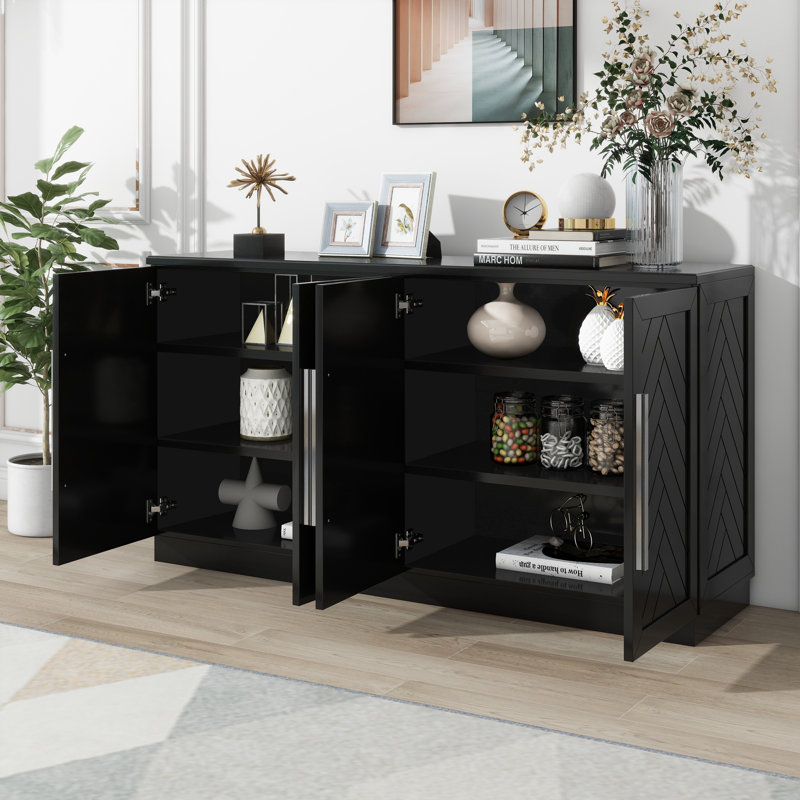 Buffet avec tablettes réglables Avaril