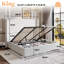 Lit de rangement rembourré relevable-592527221