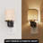 Gold Ring Fabric Shade Dimmable 2700K LED Night Light