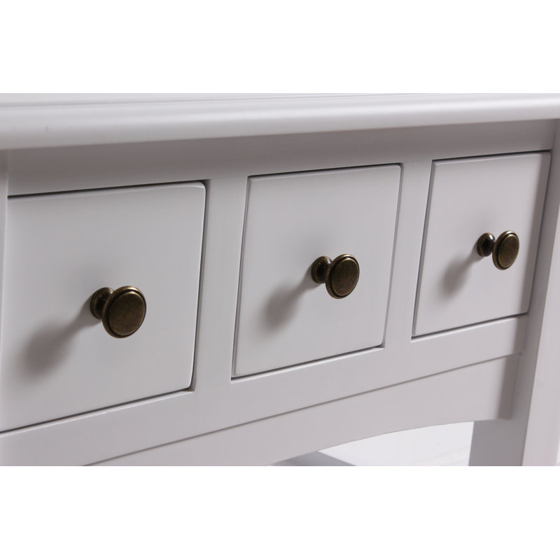 Autumn 55cm W Solid Wood Bedside Table