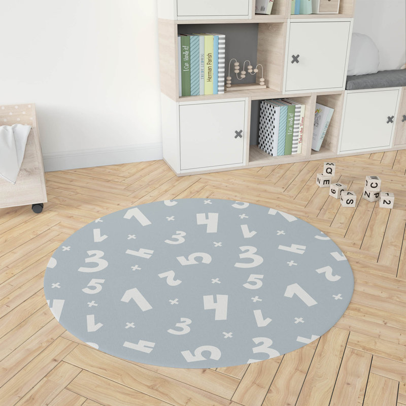 Tapis de jeu pour enfants Numéros, Chimichurri / vert / ivoire