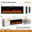 80" Electric Fireplace TV Stand -582862160