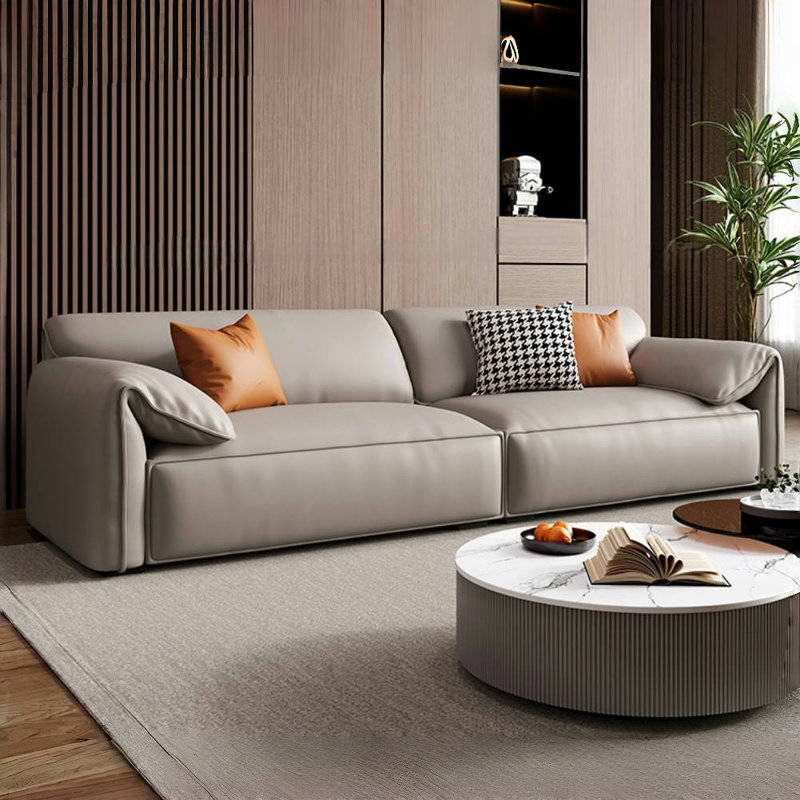 Modern Cream Style Sofa, Khaki