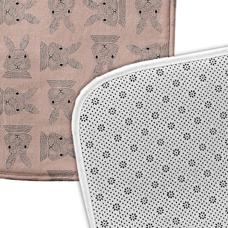 Tapis de bain Braysen, L 21 po x L 34 po, Rose