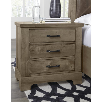 Nowicki 28'' W Solid Wood Nightstand