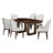 Houston Extendable 80" Oval Dining Table - Walnut