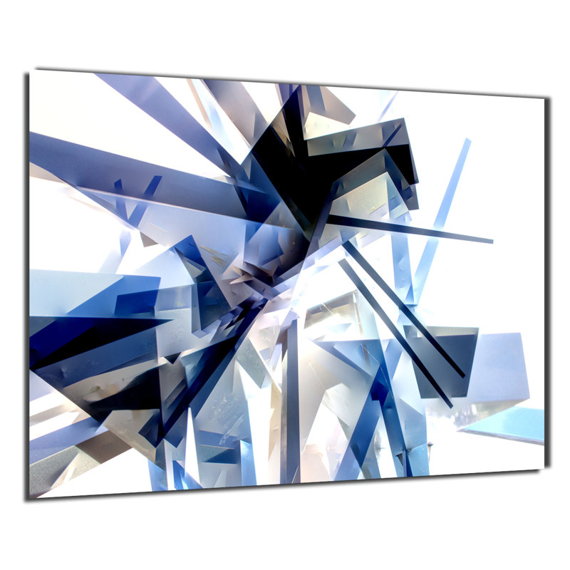 Vibrant Geo IV - impression d'art graphique, H 16 po x l 20 po x P 1 po