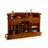68.9" Brown Half Circle Solid Reception Desk