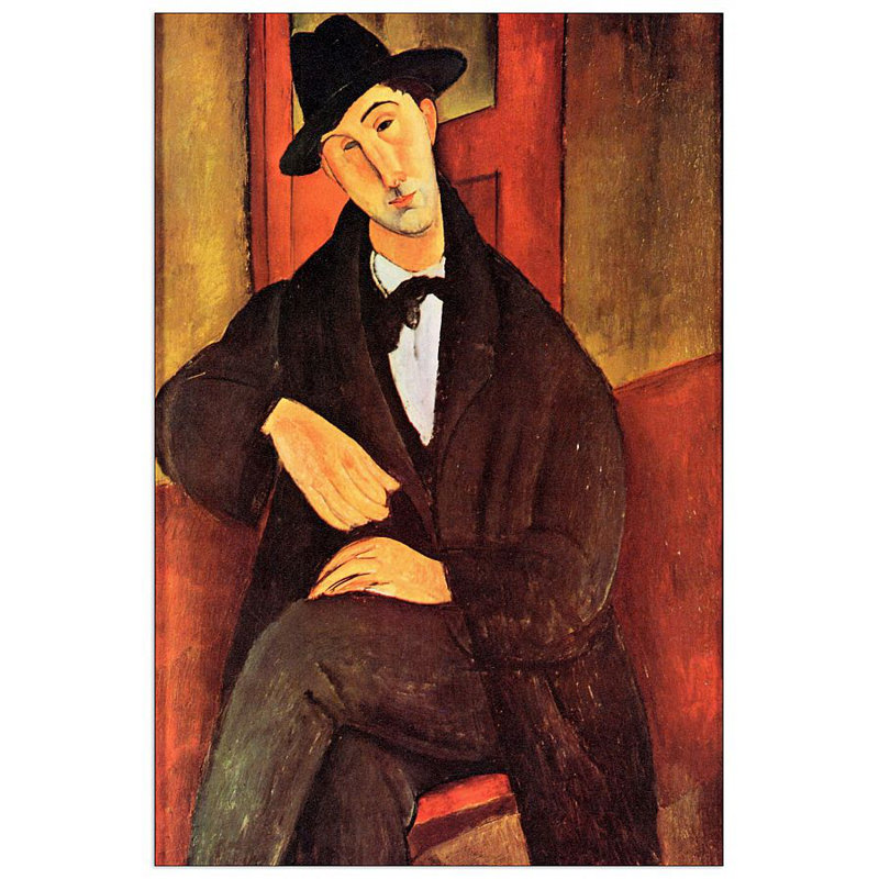 Modigliani Amedeo - Wrapped Canvas Painting, 135cm H x 90cm W x 1.8cm D
