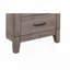 Table de chevet grise