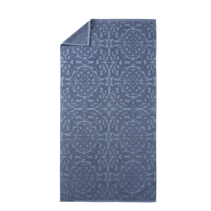 Saldana Bath Towel, Dusty Blue