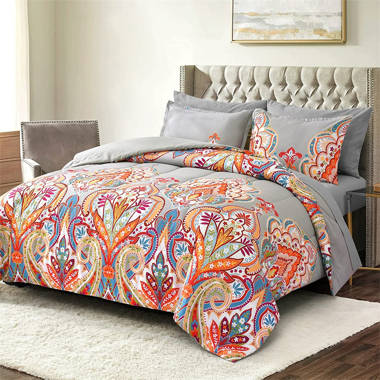 Lahsana Splashed & Splattered Bunkie Deluxe All-in-One Zipper Bedding Set East Urban Home Size: Twin