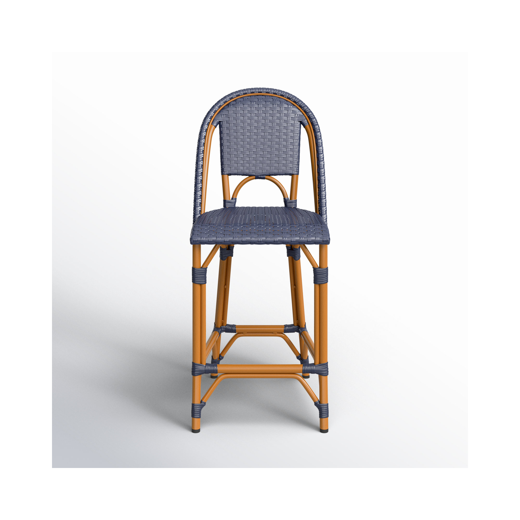 Kesa California 25" Patio Counter Stool, Navy