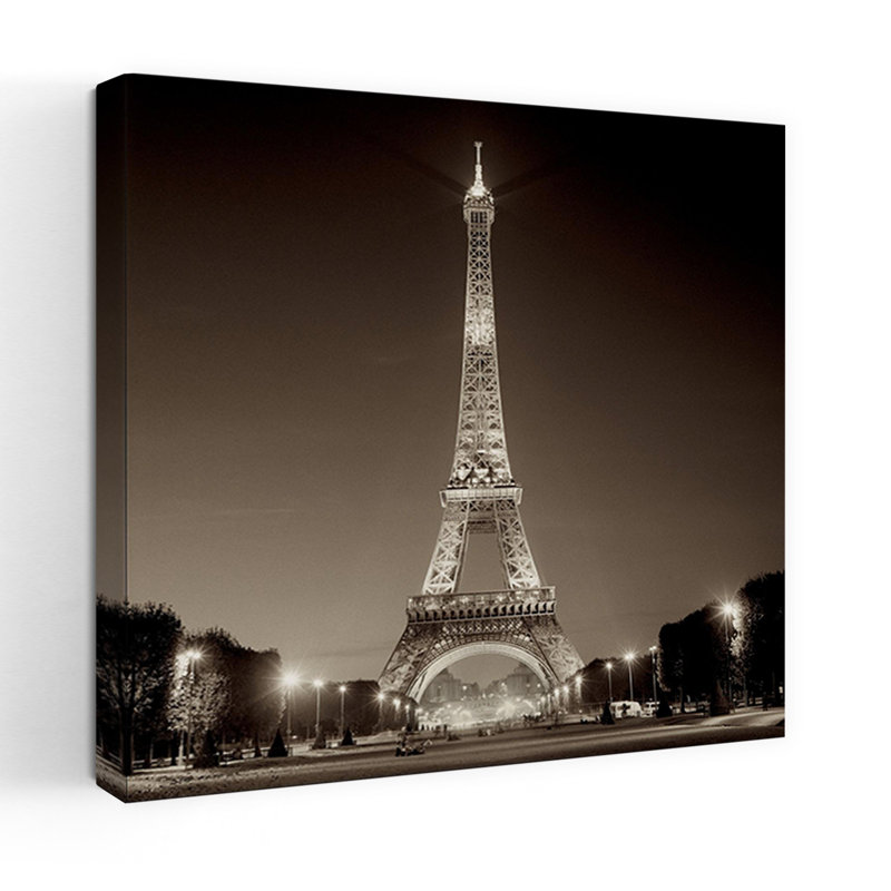 Tour Eiffel 1, art de l'architecture contemporaine, H 18 po x l 18 po