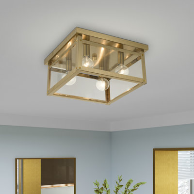 Amores Glass Flush Mount