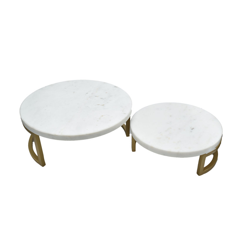 Nesting Marble Cake Stands
