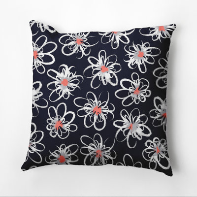 Housse et insert de coussin d'extérieur carré Botanical Blooms