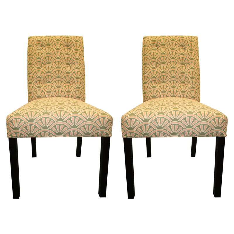 Upholstered Side Chair, Blush