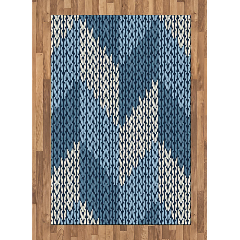 Shelva Geometric Hand Woven Area Rug, Rectangle 120 x 180cm
