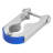 8-Shaped Trampoline Enclosure Pole Clamps/Brackets/U-Bolts for Poles up to 1" Legs up to 1.5" Diameter