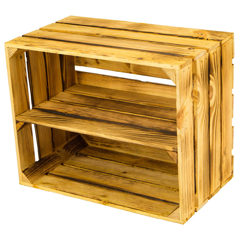 4 Pair Stackable Solid Wood Shoe Rack