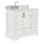 Ensemble de meuble-lavabo simple 37 po avec plateau Abita-93359329