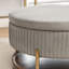 Repose-pieds rond avec rangement Charyn-119044833