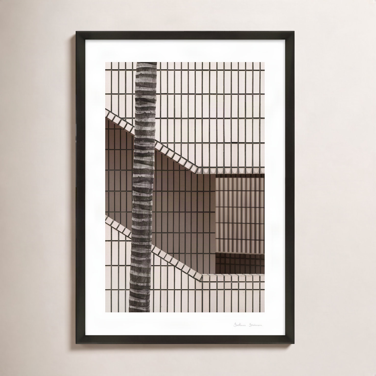 Loui "Hong Kong 2" Photo Print, 20" H x 14" W x 1.25" D, Black