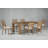 Evelyn Solid Wood 7pc Dining Set, Brown