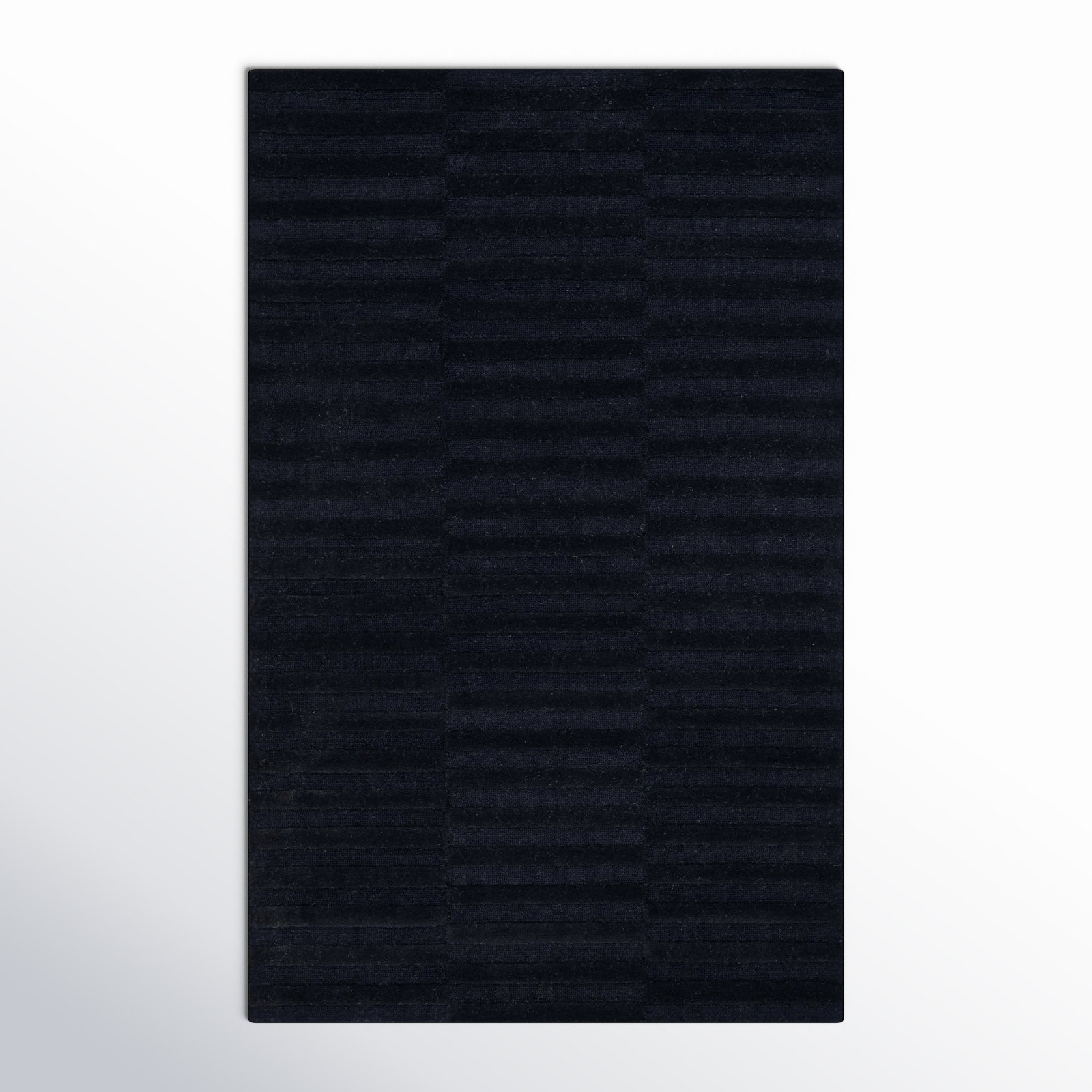 Bunkerville Hand-Woven Striped Rug, Rectangle 5' x 8'