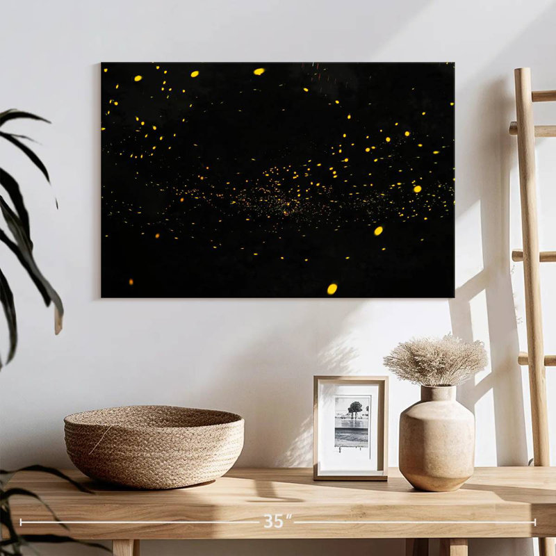 Crowle Night Fireflies, 16" H x 24" W