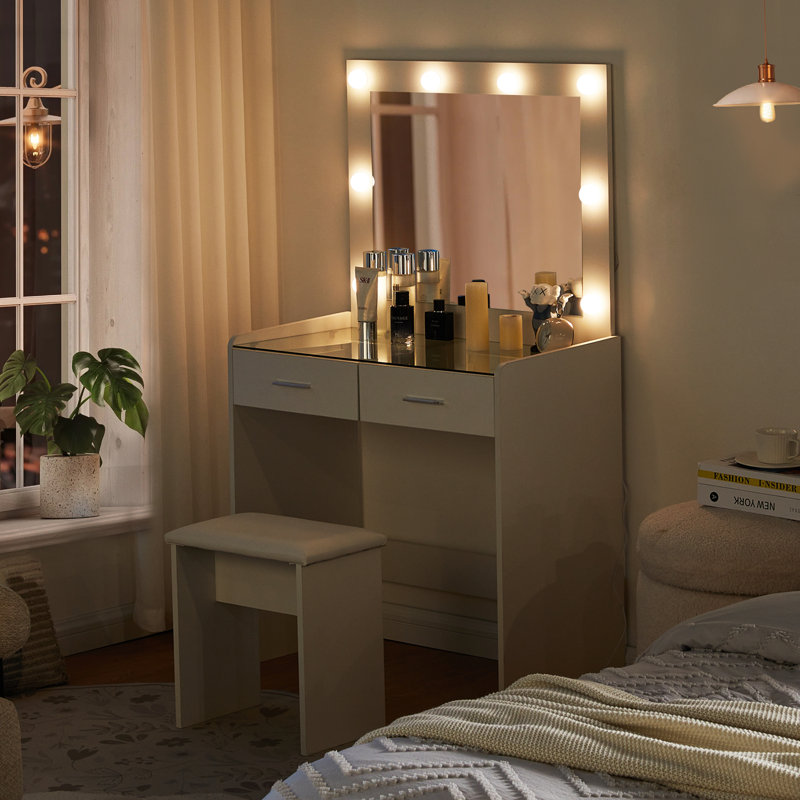 Abirami Dressing Table with Mirror