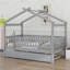 Lit en bois avec couchette-1076371915