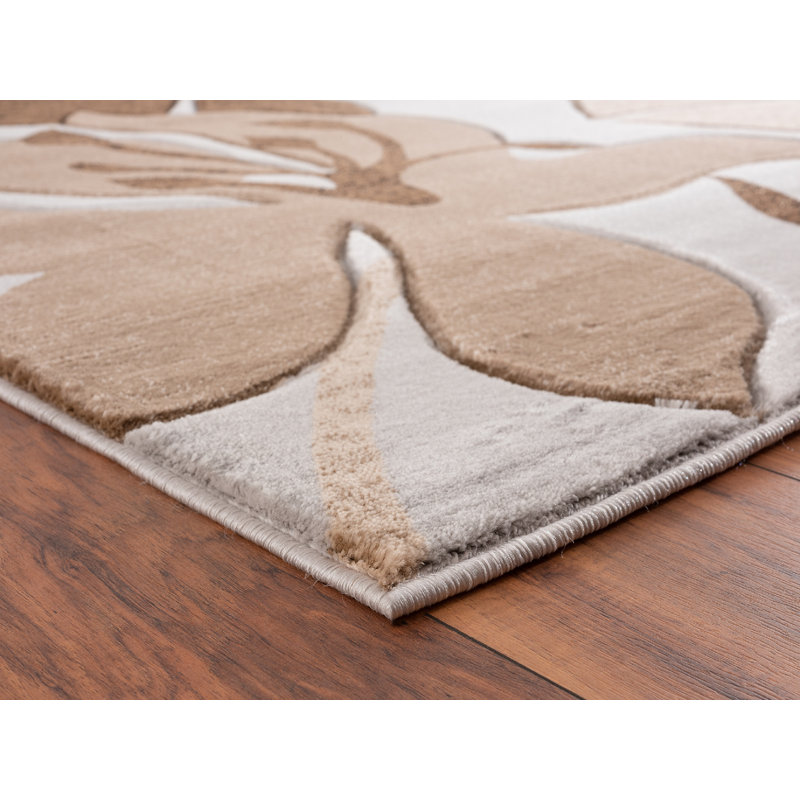 Shaver Floral Indoor Rug, Round 8'1"