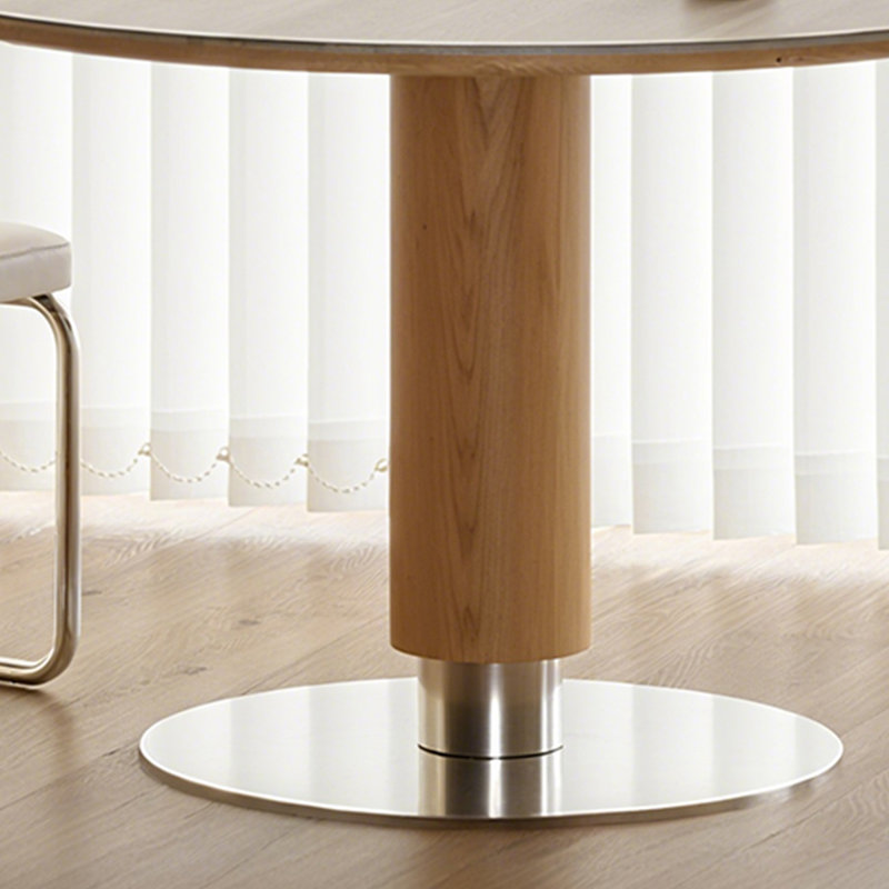 31,5 po Une petite table de conférence ronde peut accueillir quatre personnes., 29.53" H x31.5" W x31.5" D